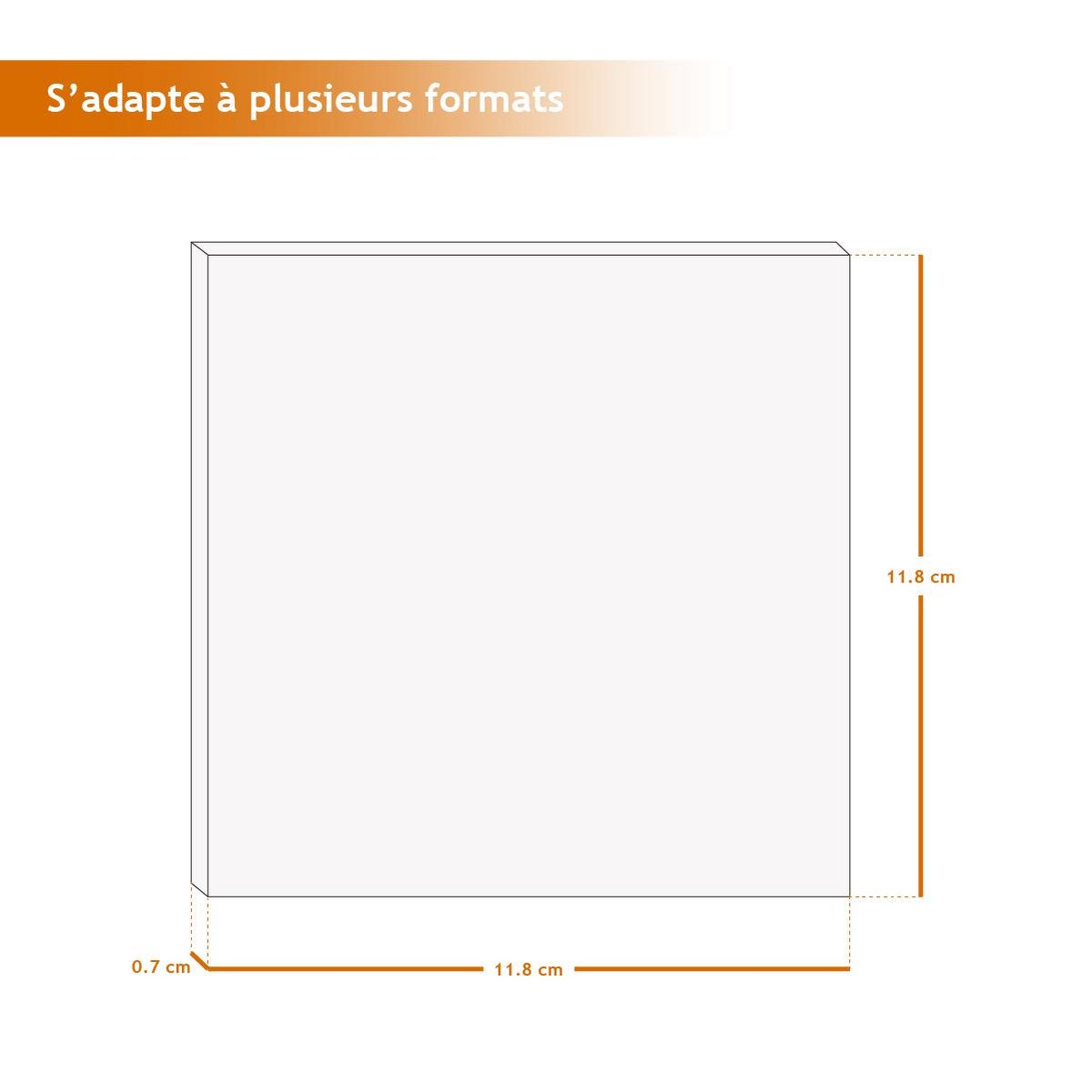 LINXOR Lot de 5 filtres à charbon actif pour composteur, poubelle à compost - Carré