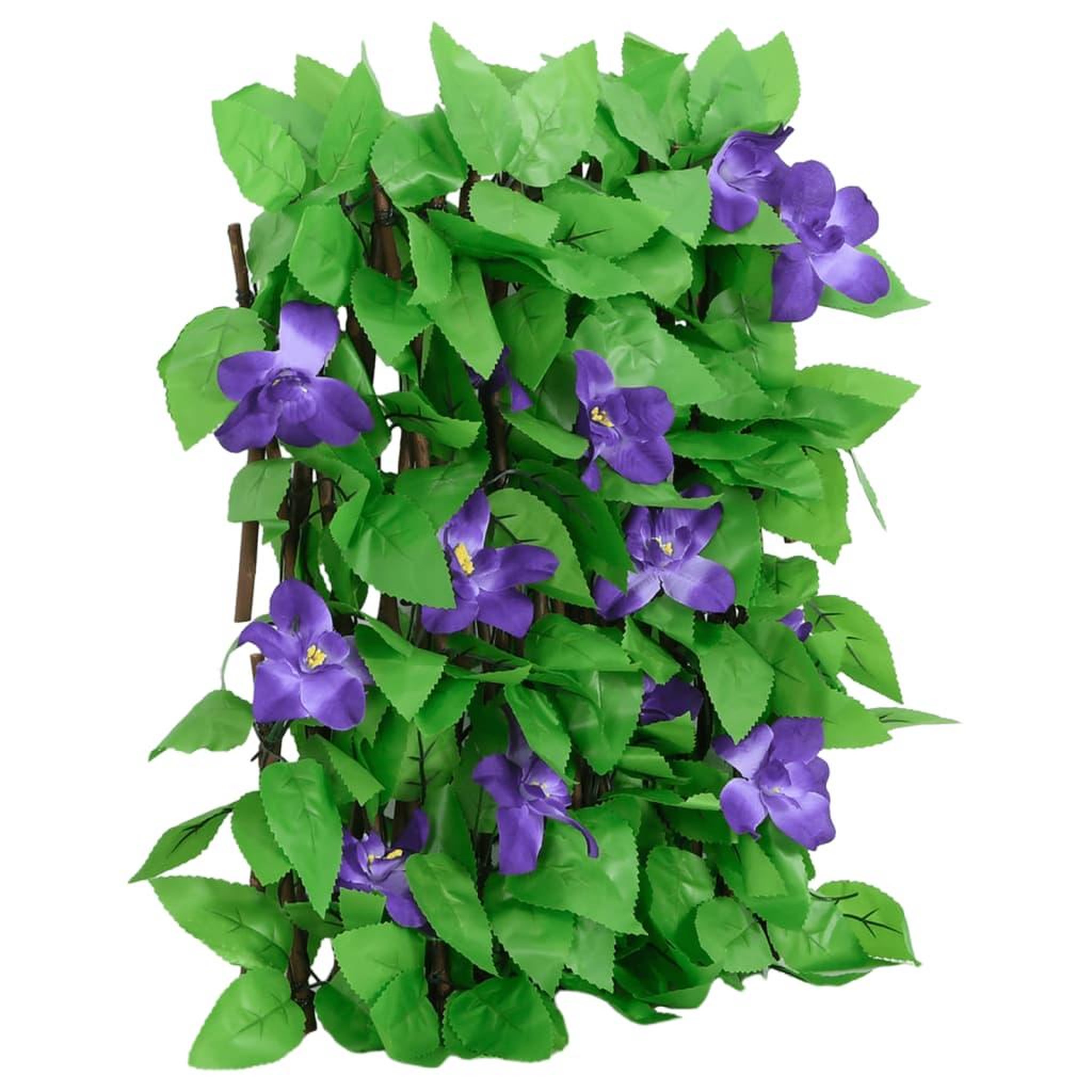 Voir la diapositive 4 : VIDAXL vidaXL Treillis de lierre artificiel extensible vert 180x20 cm