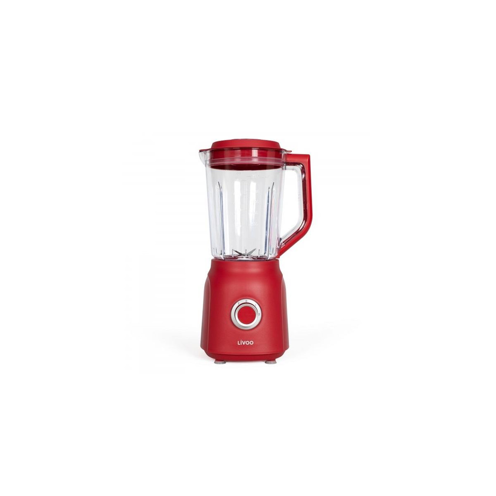 LIVOO Blender 1.5l 600w inox rouge - dop242r