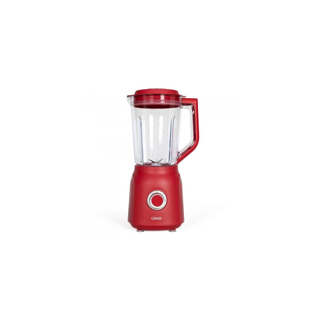 LIVOO Blender 1.5l 600w inox rouge - DOP242R