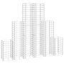 Voir la diapositive 1 : VIDAXL 6 gabions en fil galvanise