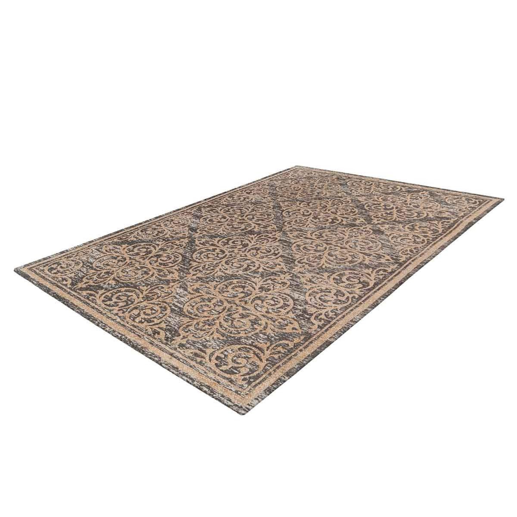 Voir la diapositive 2 : Paris Prix Tapis tissé oriental à poils courts  davio  beige