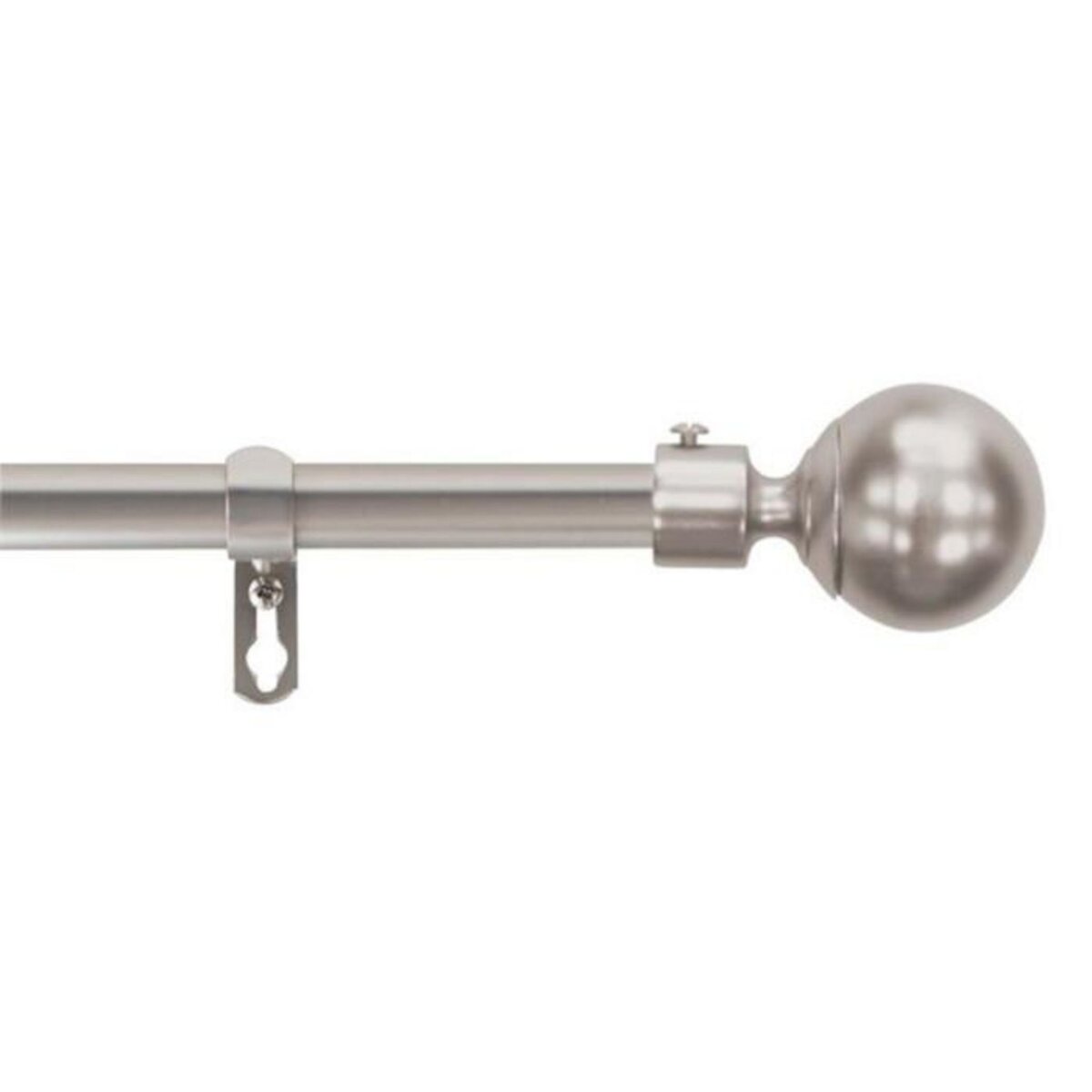 Paris Prix Kit Tringle Déco Extensible  Sphera  120-210cm Chromé