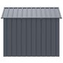 Voir la diapositive 4 : VIDAXL Niche pour chien avec toit anthracite acier galvanise