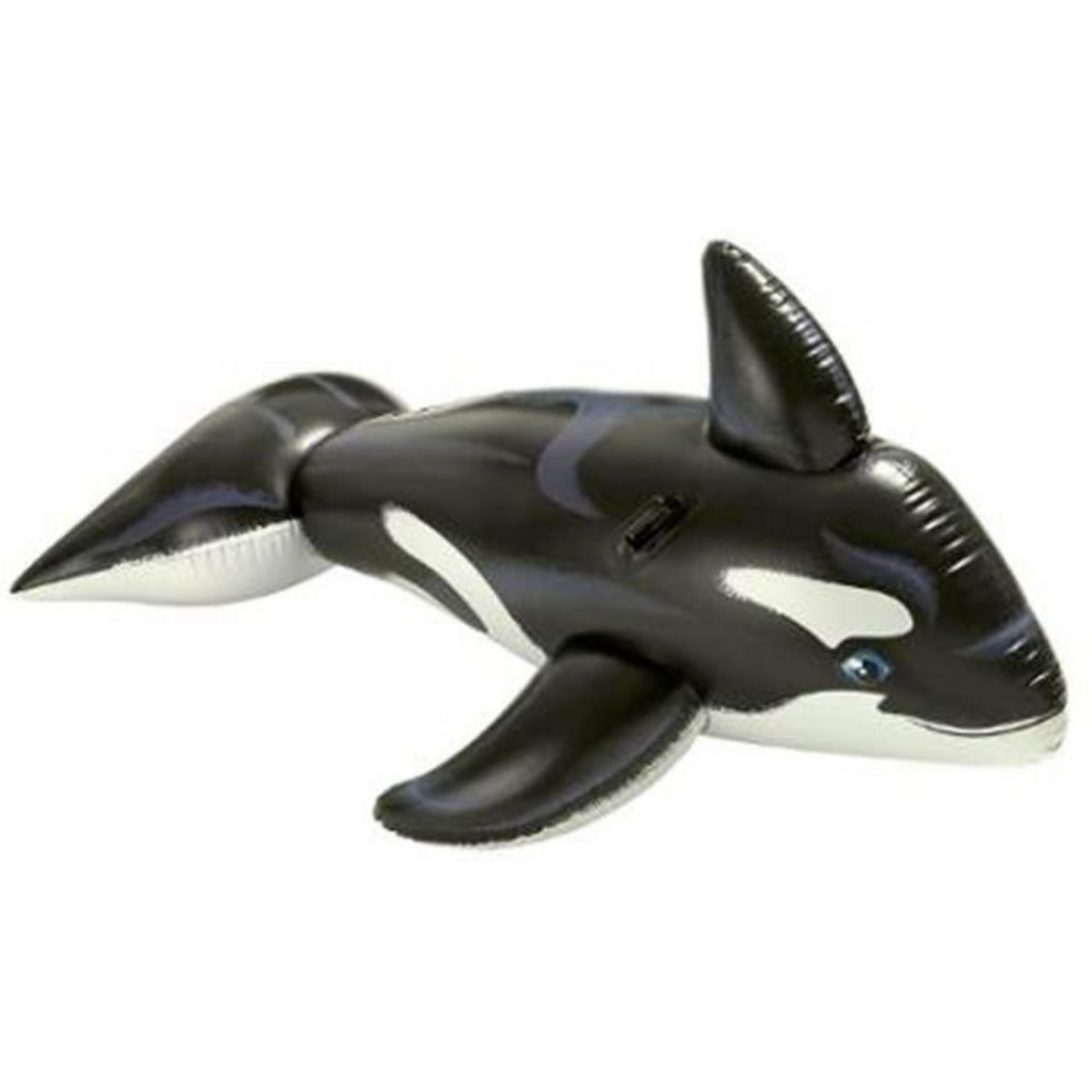 INTEX Bouée Gonflable à Chevaucher  Orque  193cm Noir