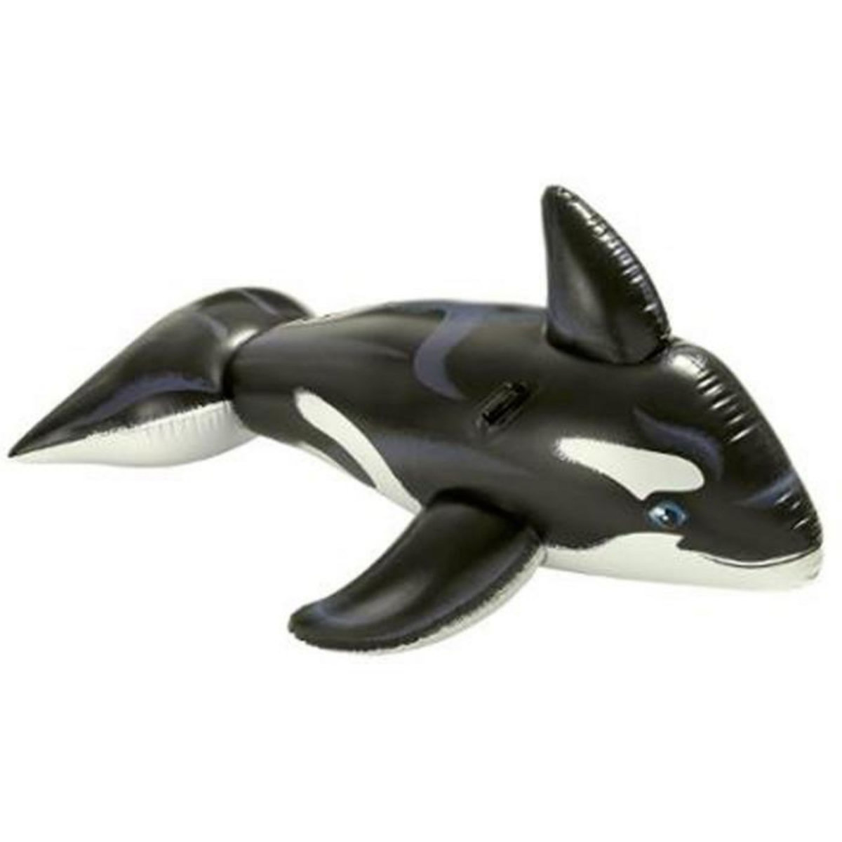 INTEX Bouée Gonflable à Chevaucher  Orque  193cm Noir