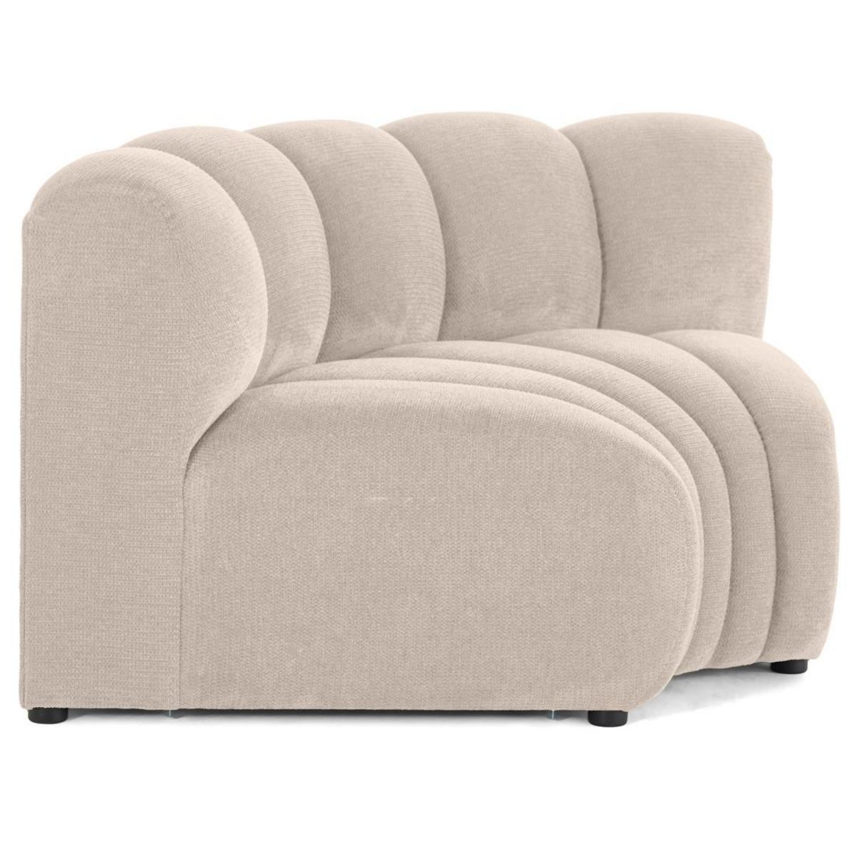 LISA DESIGN Debbie - module d'angle réversible en tissu texturé