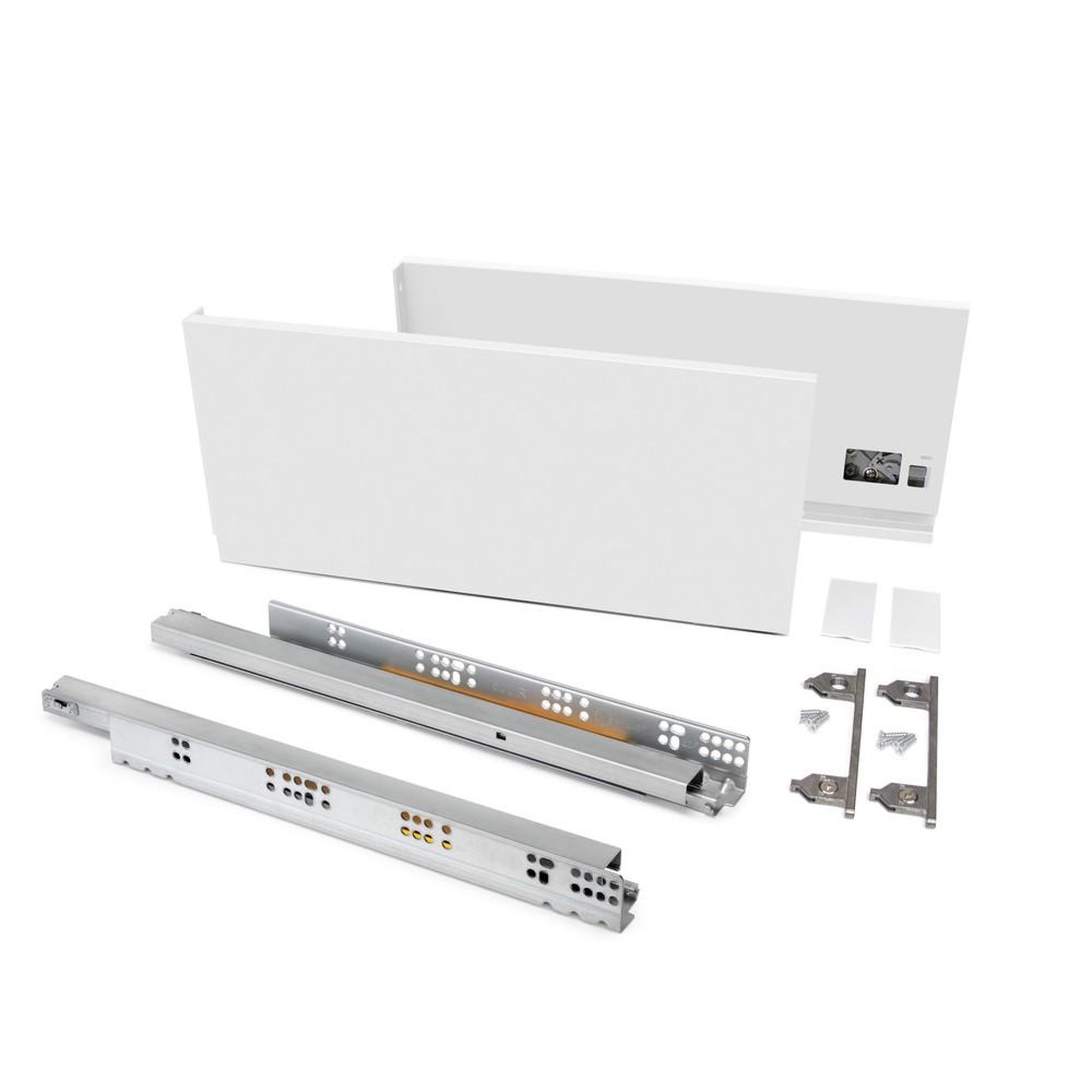 EMUCA SRL Lot de 20 charnières super pliantes X92 - fermeture souple et embases à visser- Acier- Nickelé