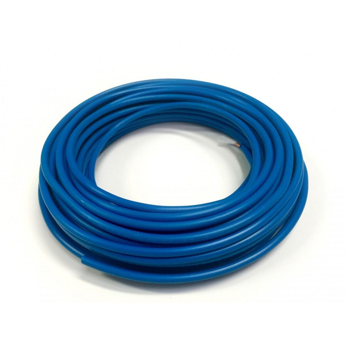 CENTRALE BRICO Fil électrique 6 mm² h07vr, en couronne de 10M bleu