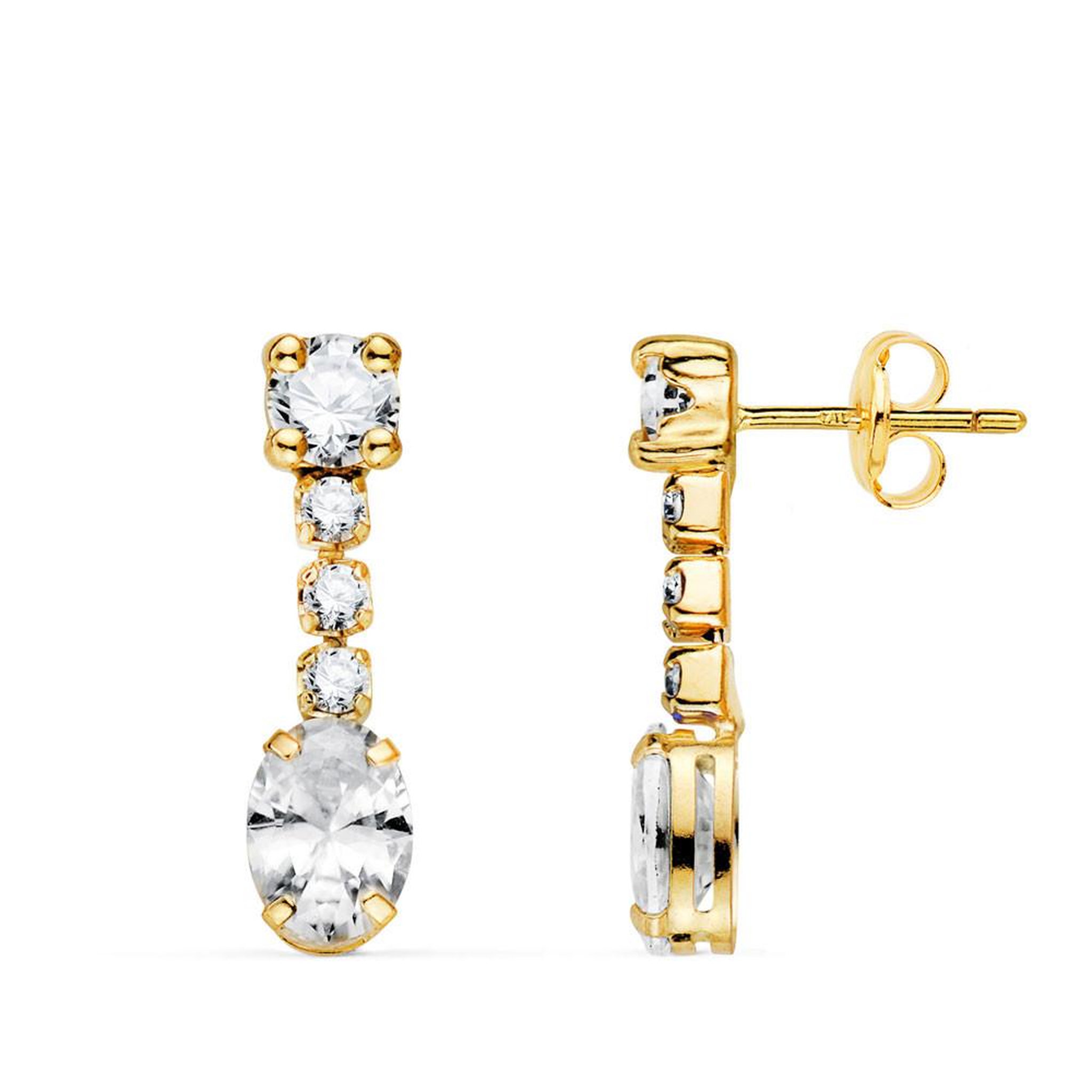 L'ATELIER D'AZUR Boucles d'Oreilles Or 18 Carats 750 Jaune - Pendantes