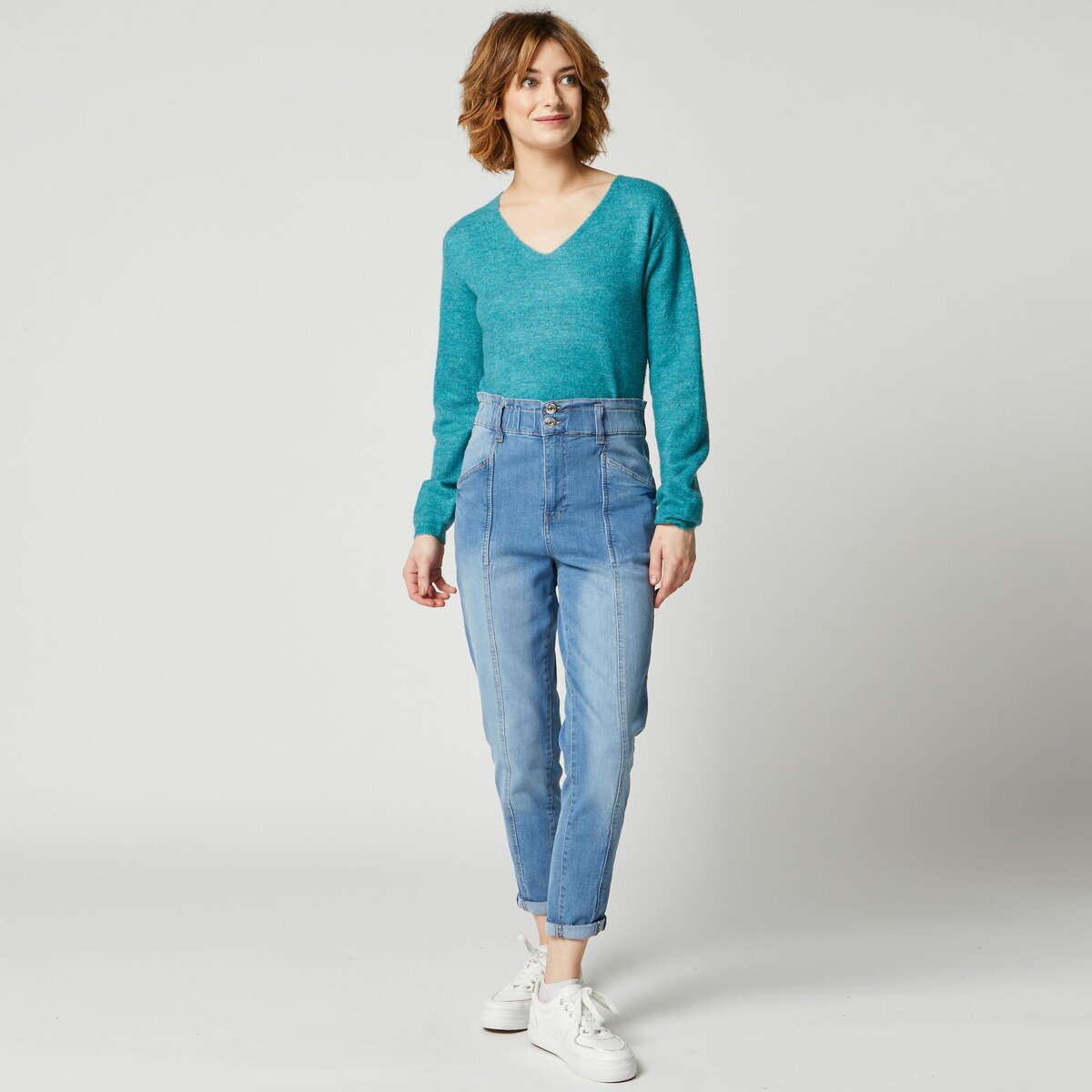 IN EXTENSO Jean slouchy femme pas cher Auchan