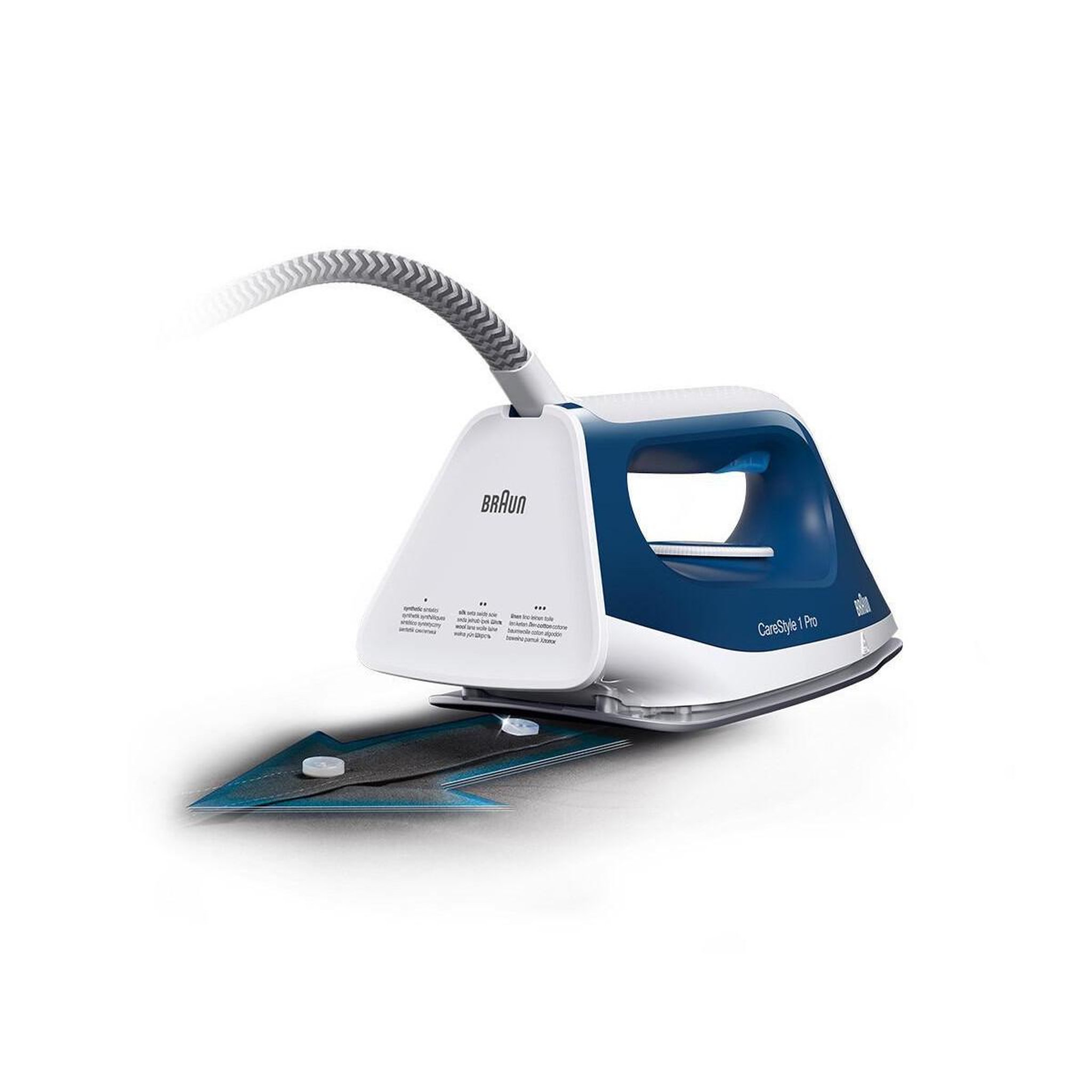 Voir la diapositive 3 : BRAUN Centrale vapeur Braun Modèle de Centrale Vapeur Bleu 2200 W