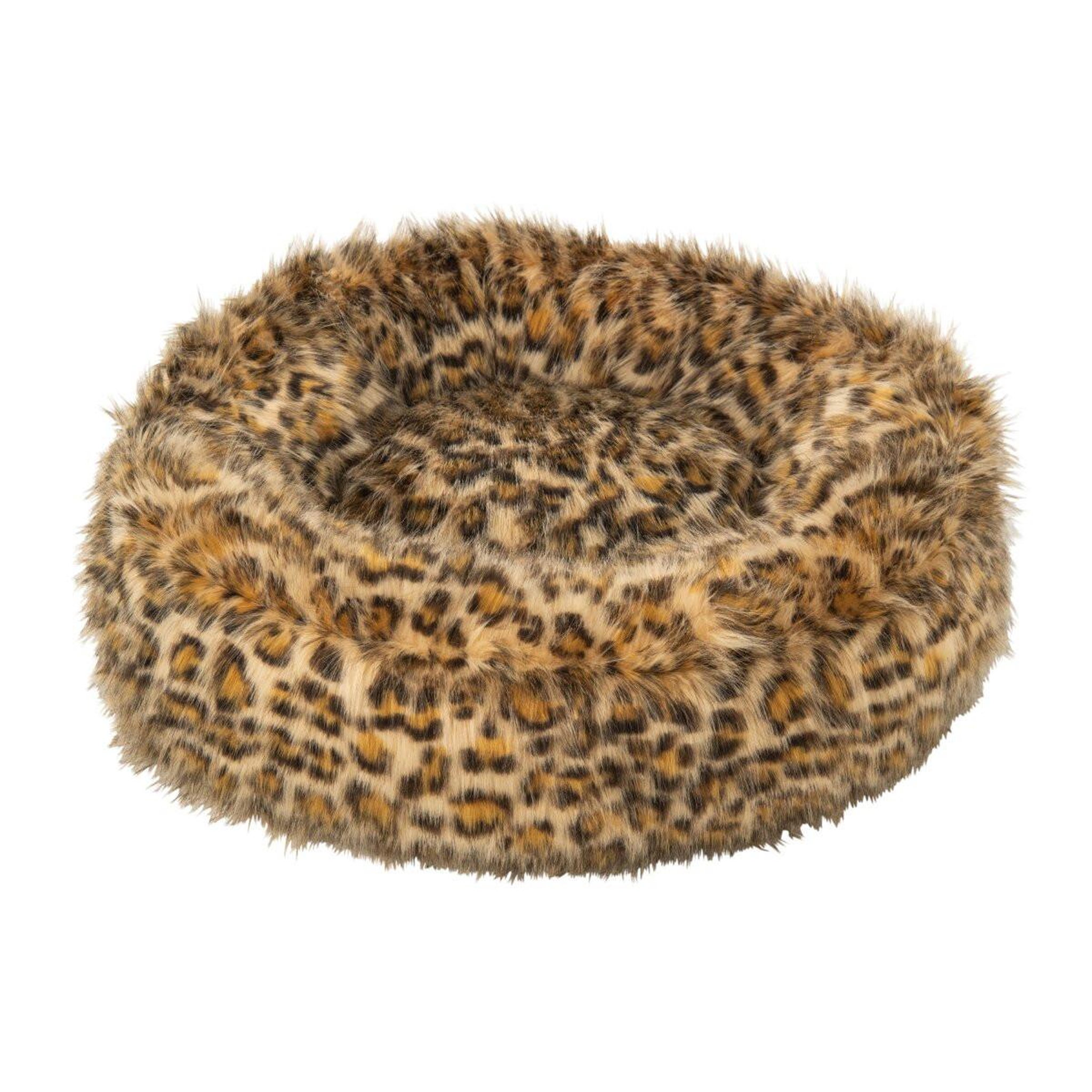 J-LINE Panier pour Chat en Tissu  Dina  50cm Marron