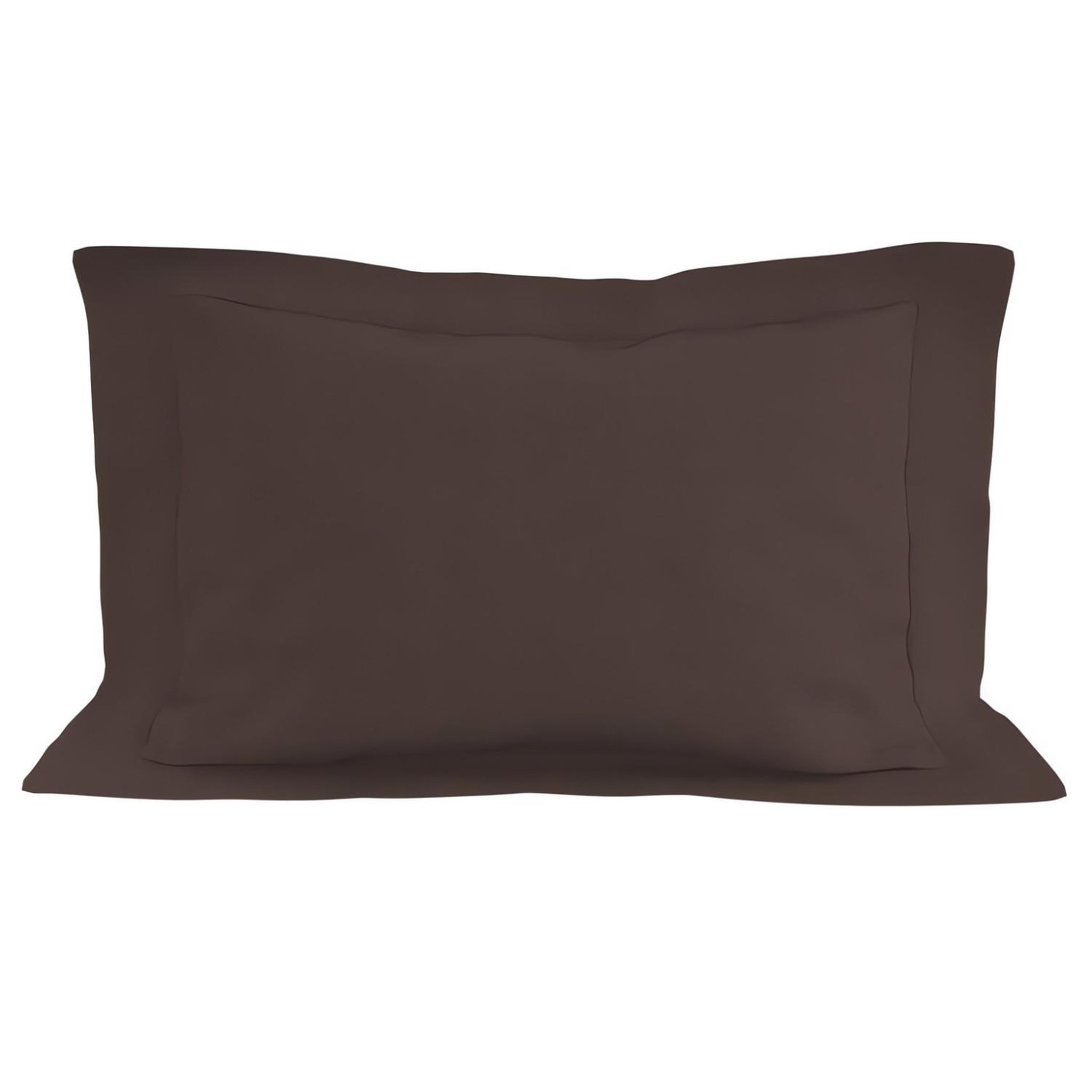 Voir la diapositive 1 : SOLEIL D'OCRE Taie d'oreiller en coton 57 fils uni, par soleil d'ocre