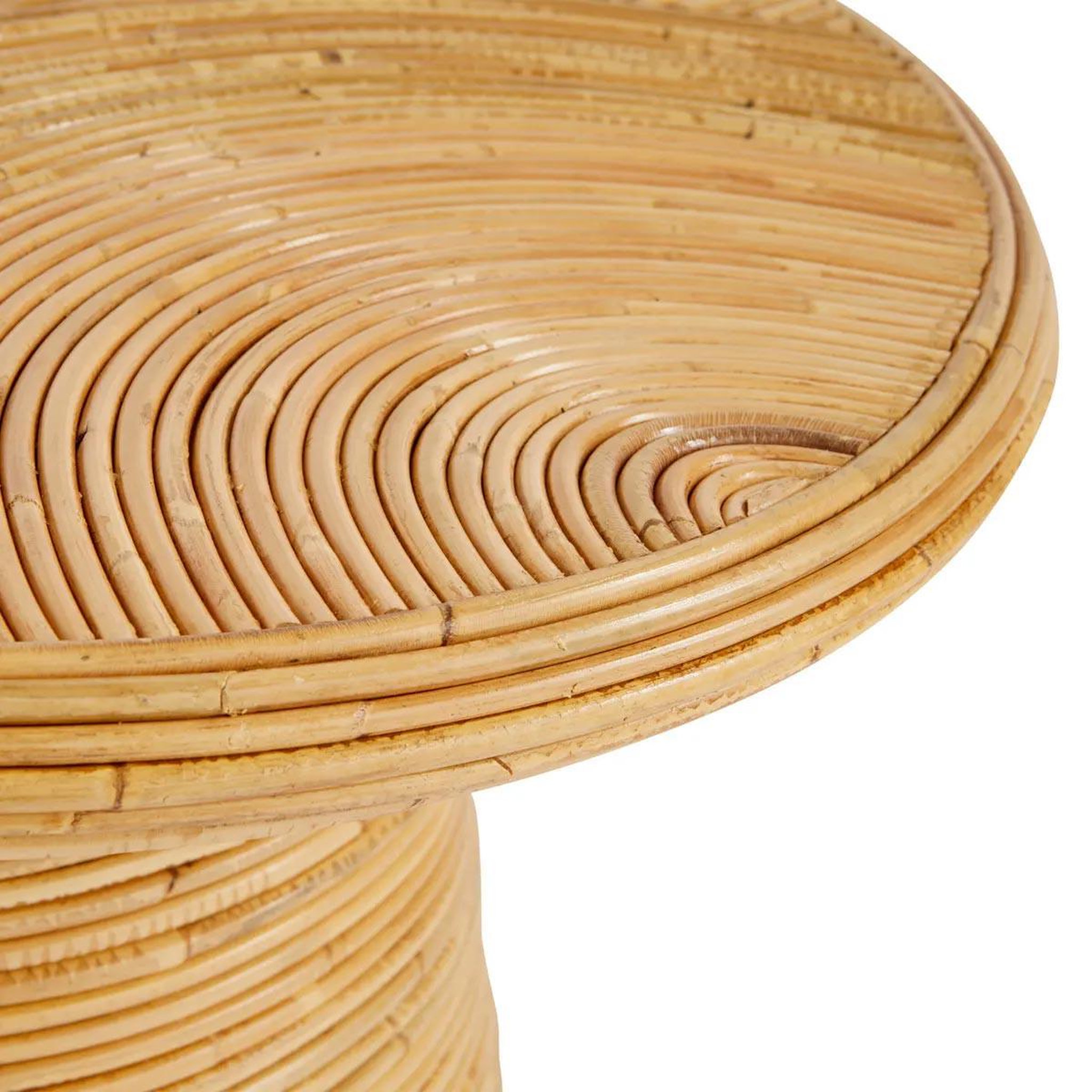 Voir la diapositive 2 : ATMOSPHERA Table basse en rotin  tanae  70cm naturel