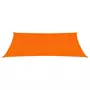 VIDAXL Voile de parasol Tissu Oxford rectangulaire 2,5x5 m Orange
