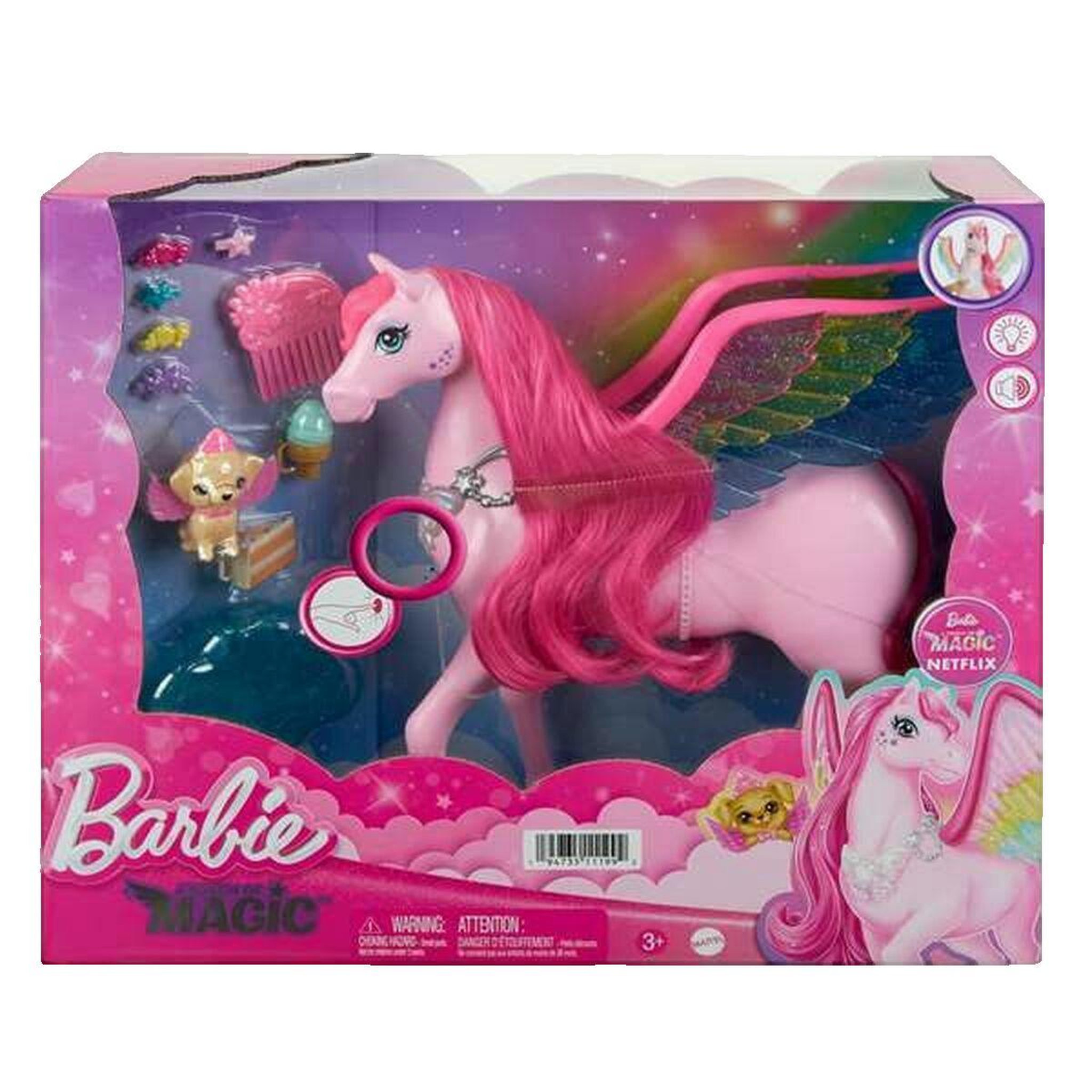 MATTEL Jouet Barbie Mattel Pégase Magique rose