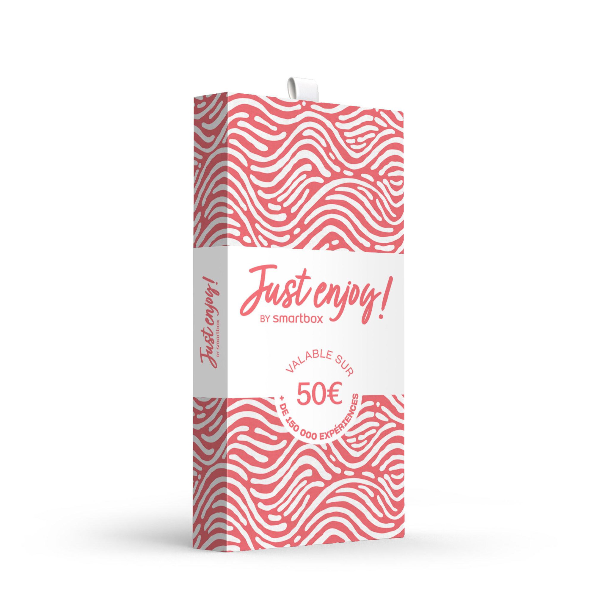 Smartbox Carte cadeau just enjoy ! Relax - 50 € - coffret cadeau multi-thèmes