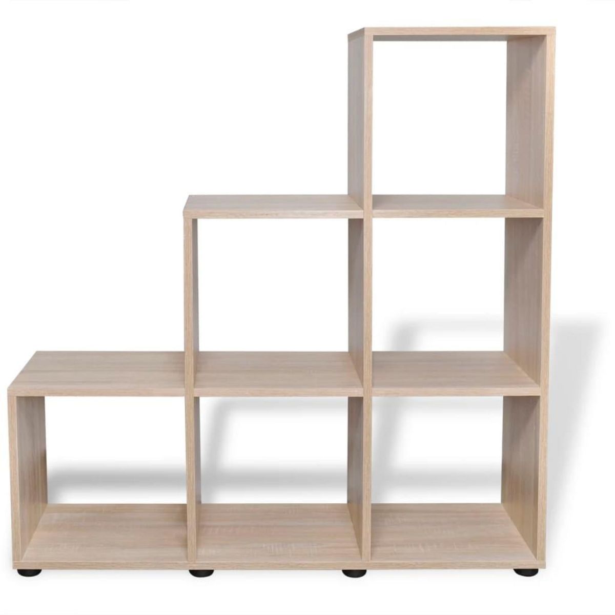 VIDAXL Bibliotheque/etagere 107 cm Couleur de chene