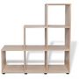 Voir la diapositive 3 : VIDAXL Bibliotheque/etagere 107 cm Couleur de chene