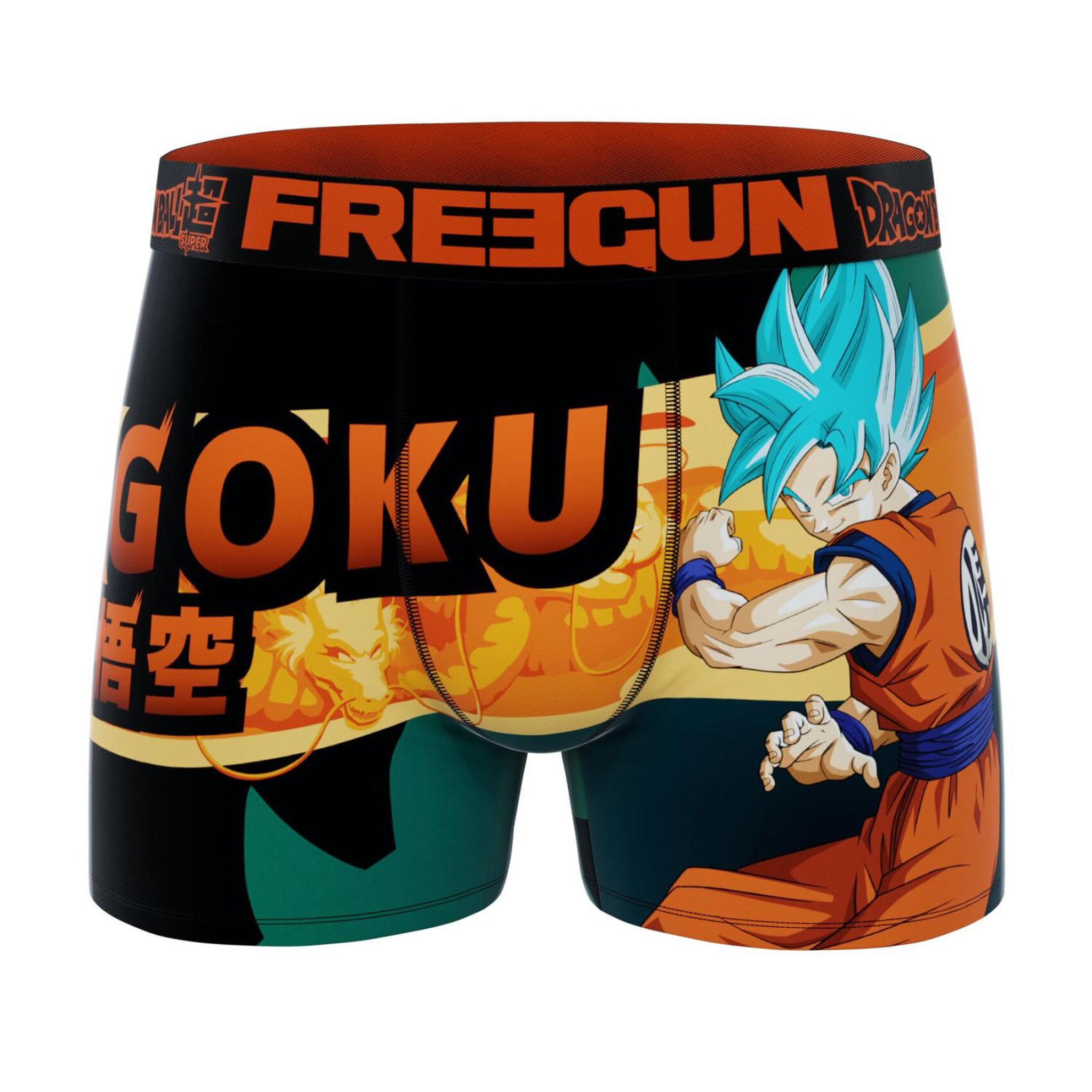 Voir la diapositive 5 : FREEGUN Lot de 3 boxers enfant Dragon Ball Super