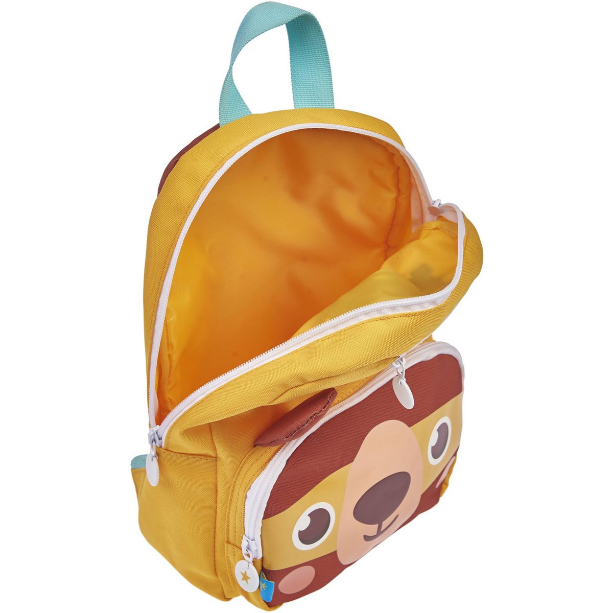 AUCHAN Sac maternelle cape jaune ours