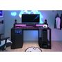 Voir la diapositive 4 : Ensemble Bureau gaming  + 2 bibliothèques avec leds  XENON