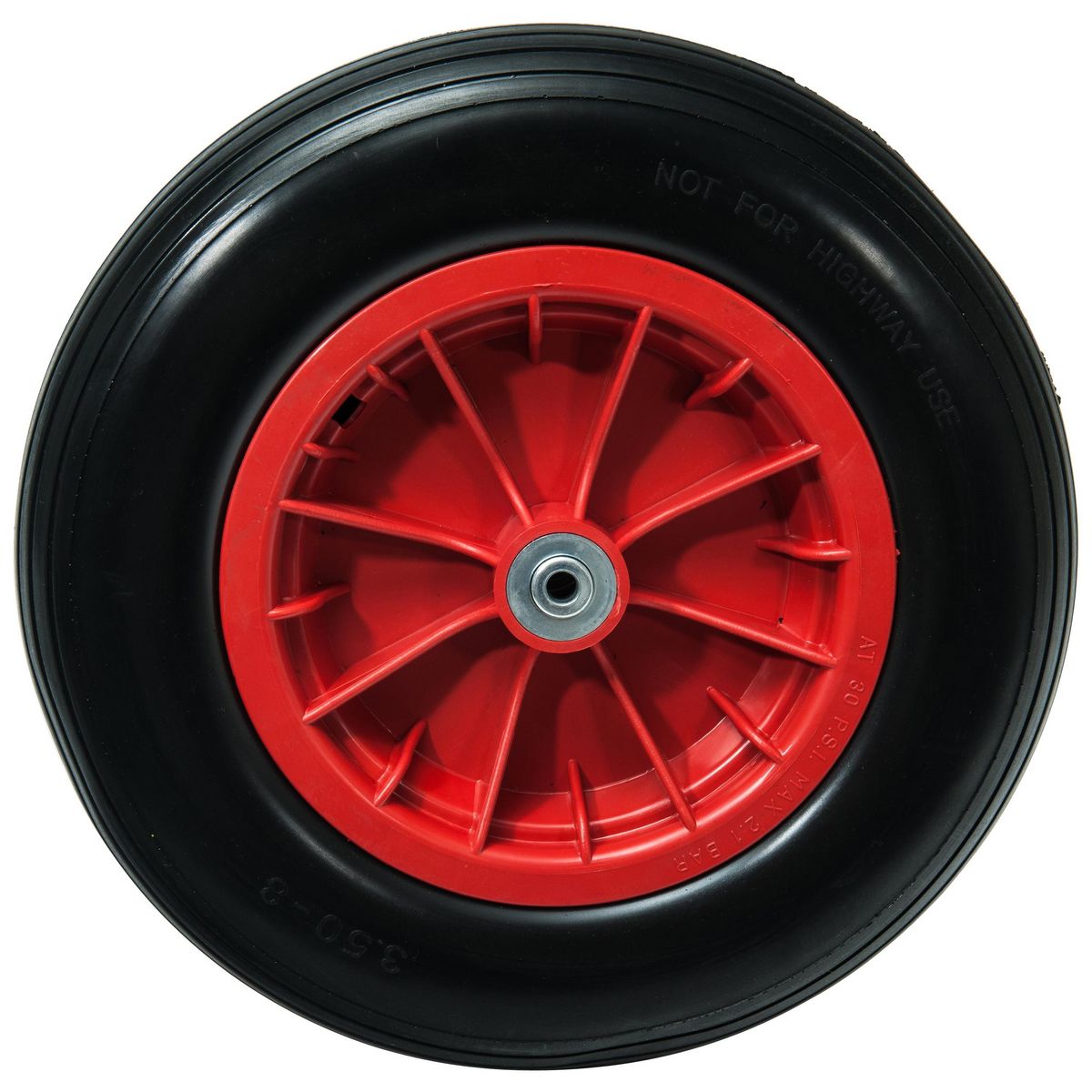  Roue increvable 14'' 360x85  Alésage 10mm