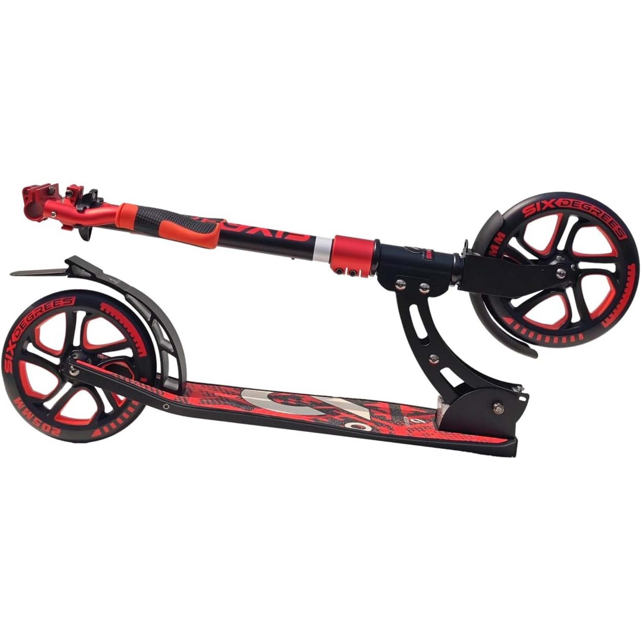 Voir la diapositive 4 : SIX DEGREES Trottinette Scooter en aluminium