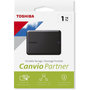Voir la diapositive 2 : Toshiba Disque dur externe 1To Canvio Partner HDTB510EK3AB