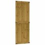 Voir la diapositive 2 : VIDAXL Porte de grange CORONA 70x210 cm bois massif de pin