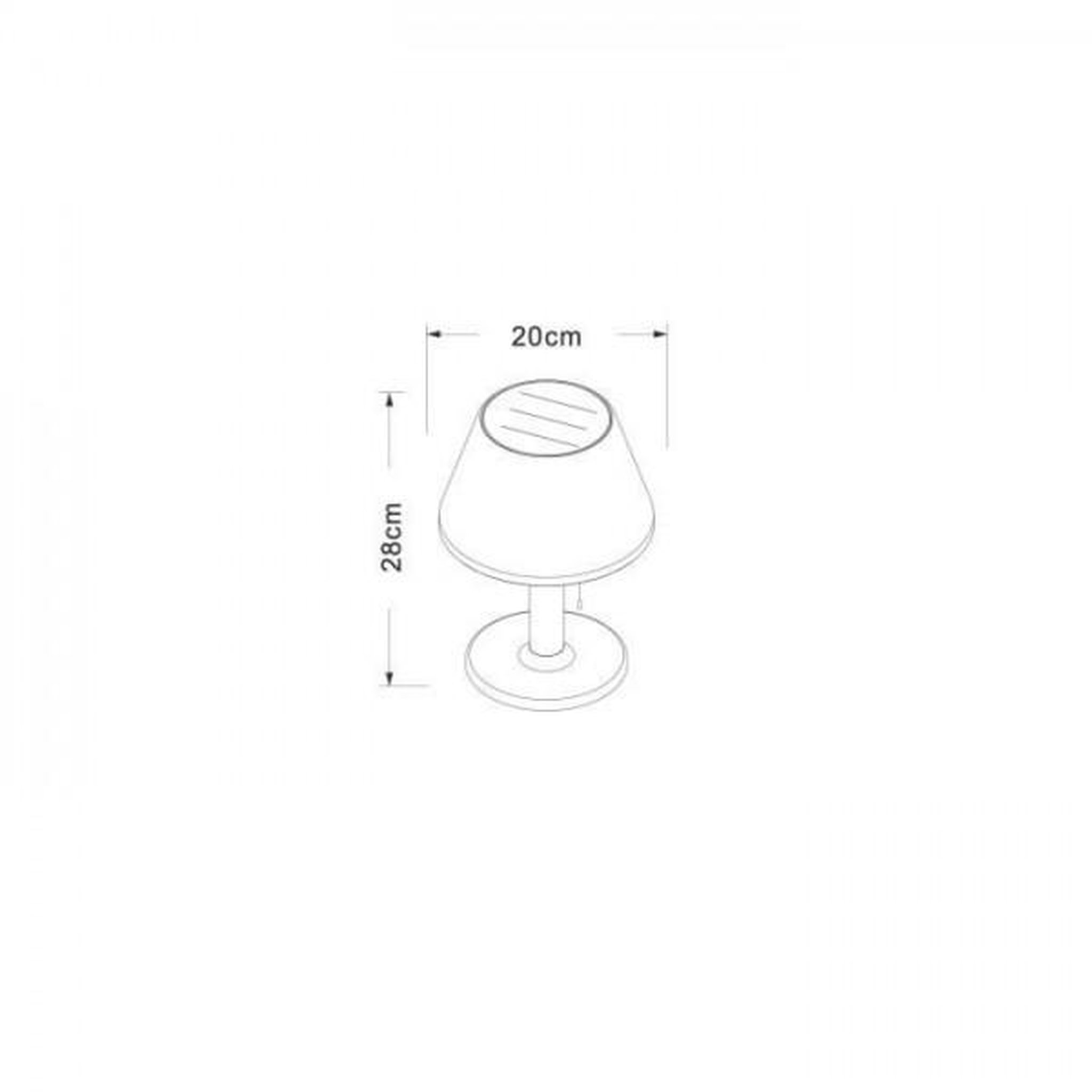 Voir la diapositive 4 : Galix Lampe de table solaire G2 tres éclairante - GALIX - 100 Lumens - Plastique et tube en inox