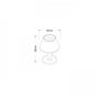 Voir la diapositive 4 : Galix Lampe de table solaire G2 tres éclairante - GALIX - 100 Lumens - Plastique et tube en inox