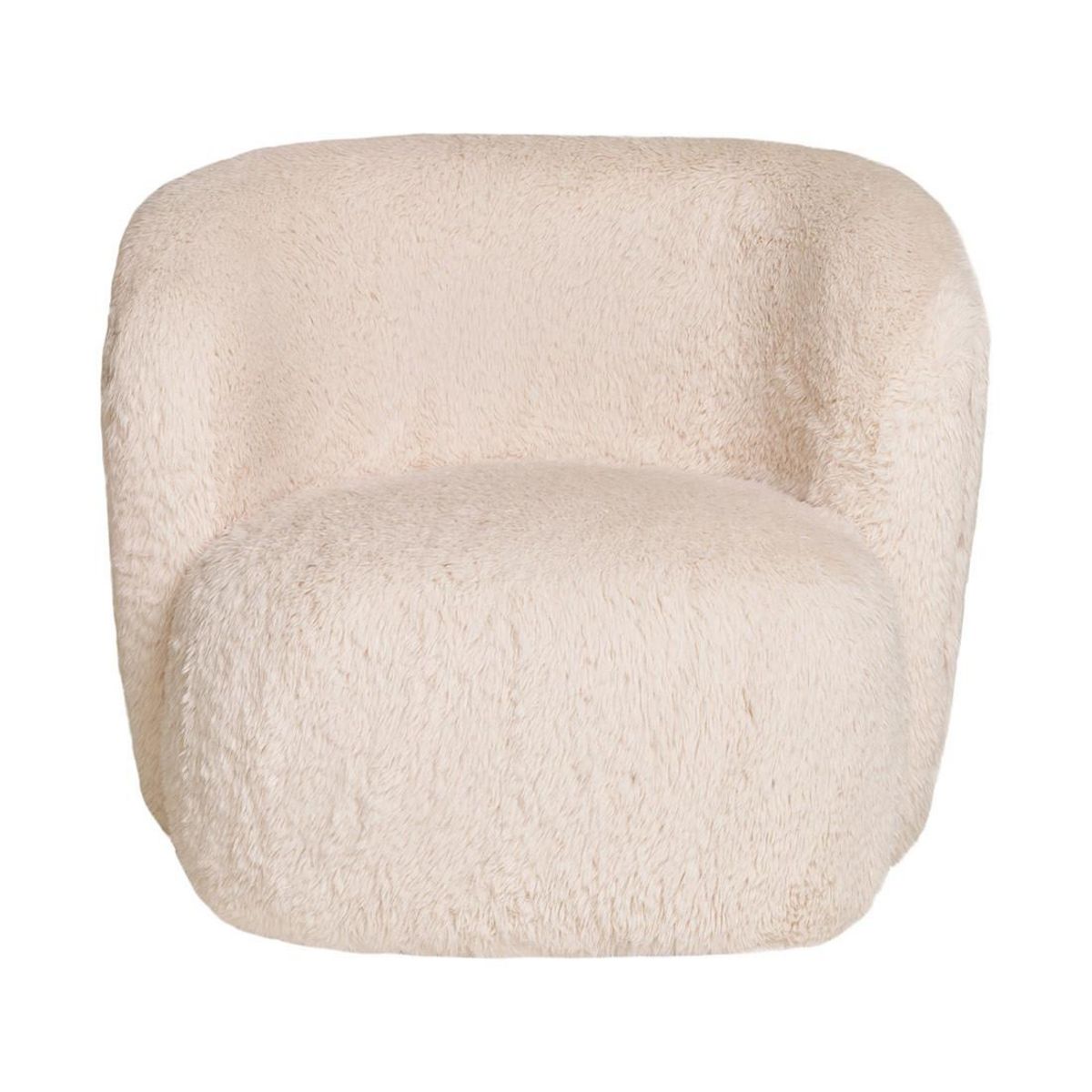 LISA DESIGN Maeto - fauteuil - en fausse fourrure