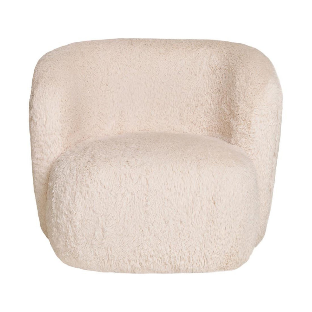 LISA DESIGN Maeto - fauteuil - en fausse fourrure