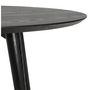 Voir la diapositive 4 : Paris Prix Table de Repas  Lund  120cm Noir