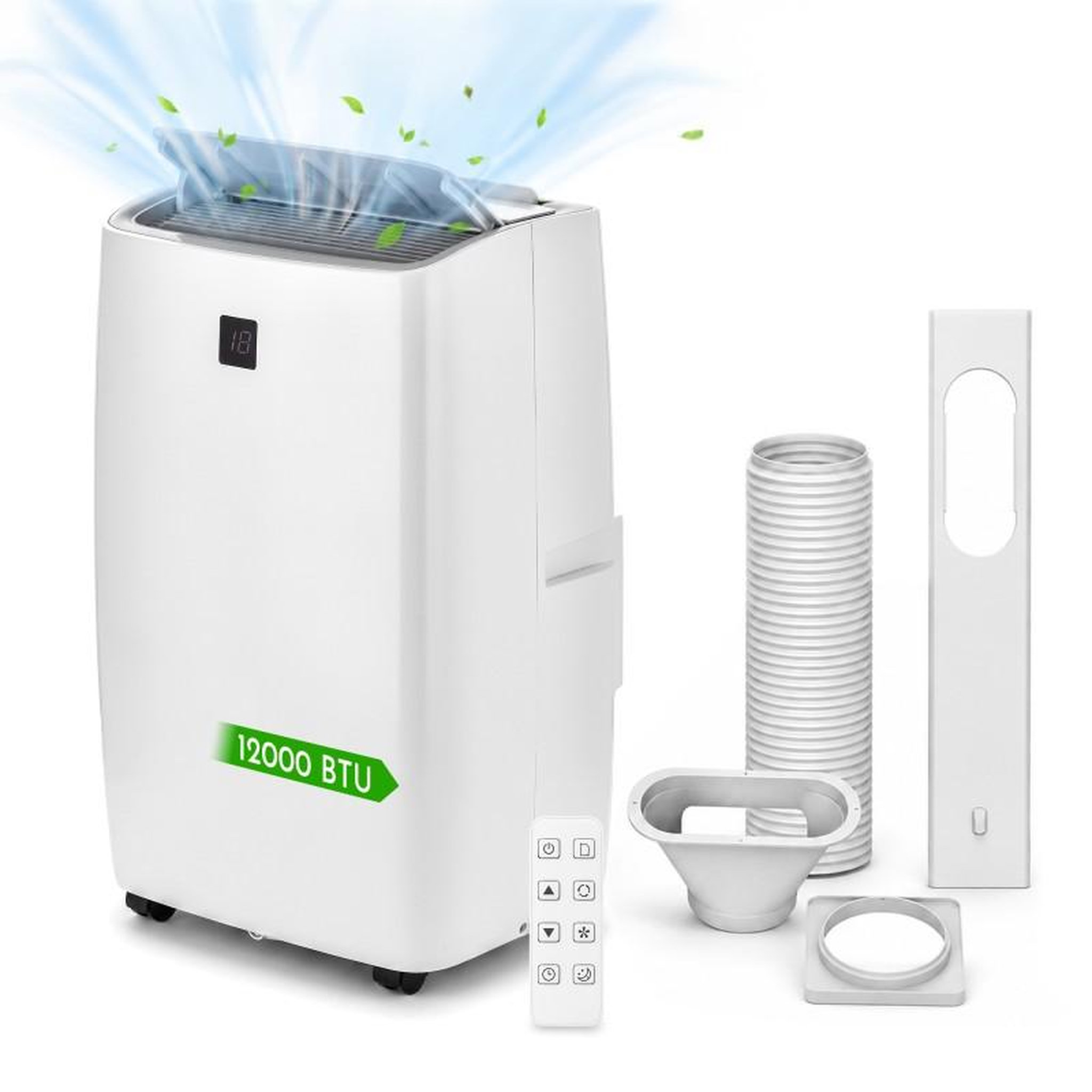 Climatiseur mobile - 12000 btu - télécommande