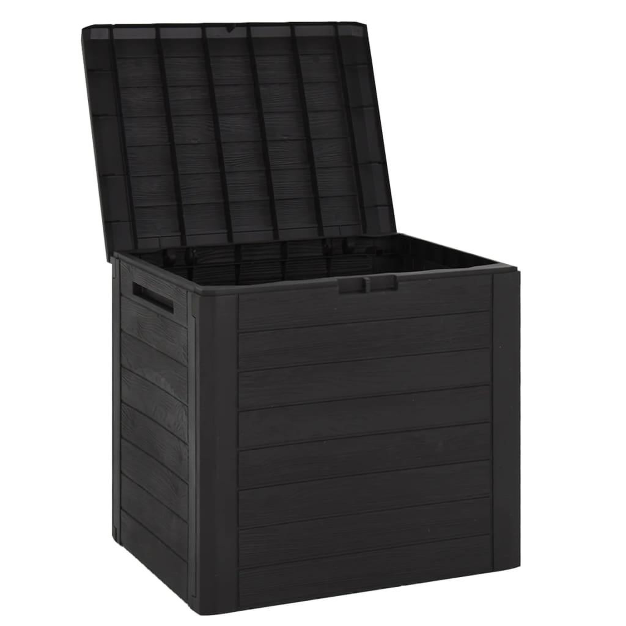 Voir la diapositive 4 : VIDAXL Boîte de stockage de jardin Marron 58,5x46x55 cm Polypropylene