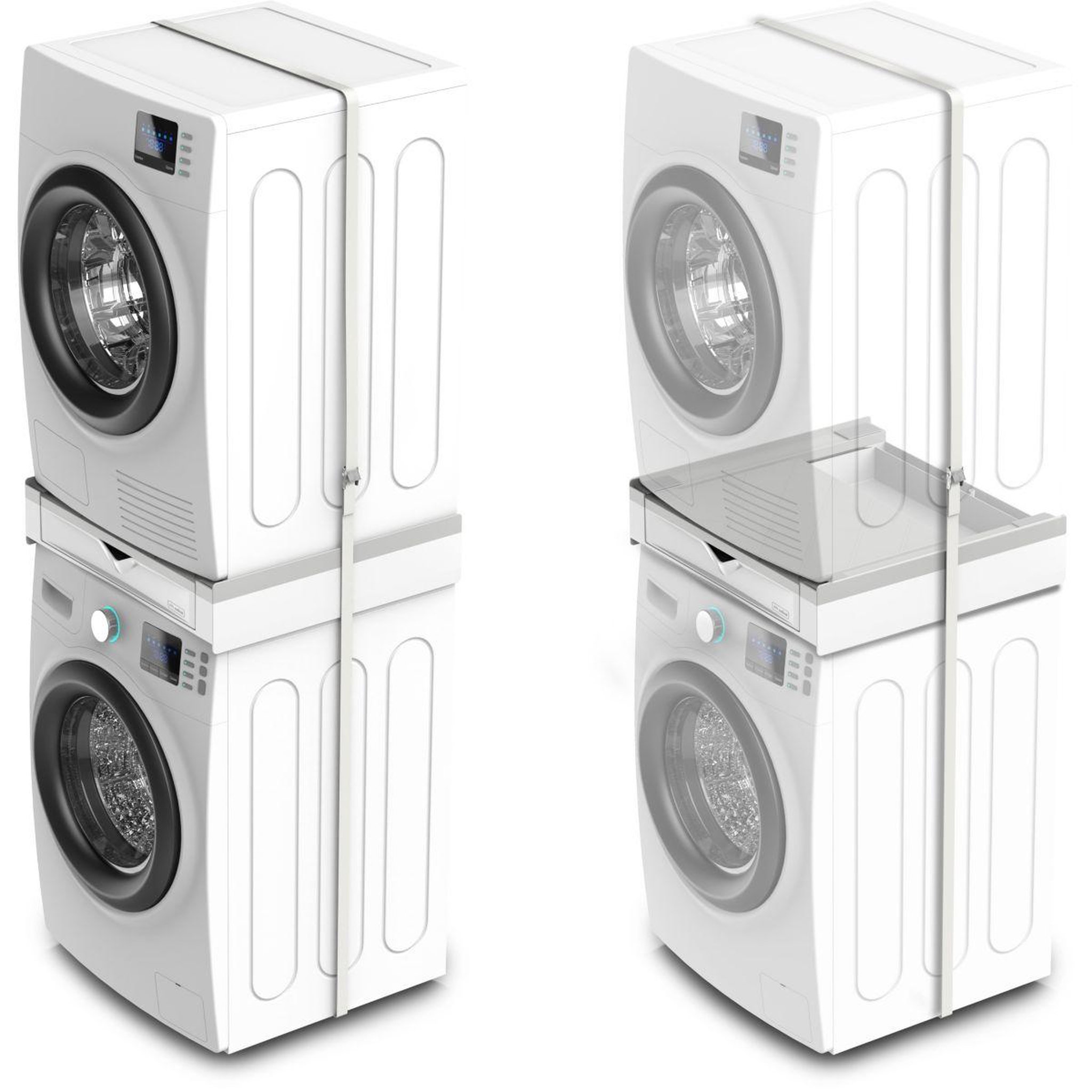 Voir la diapositive 3 : Meliconi Kit de superposition base torre duo