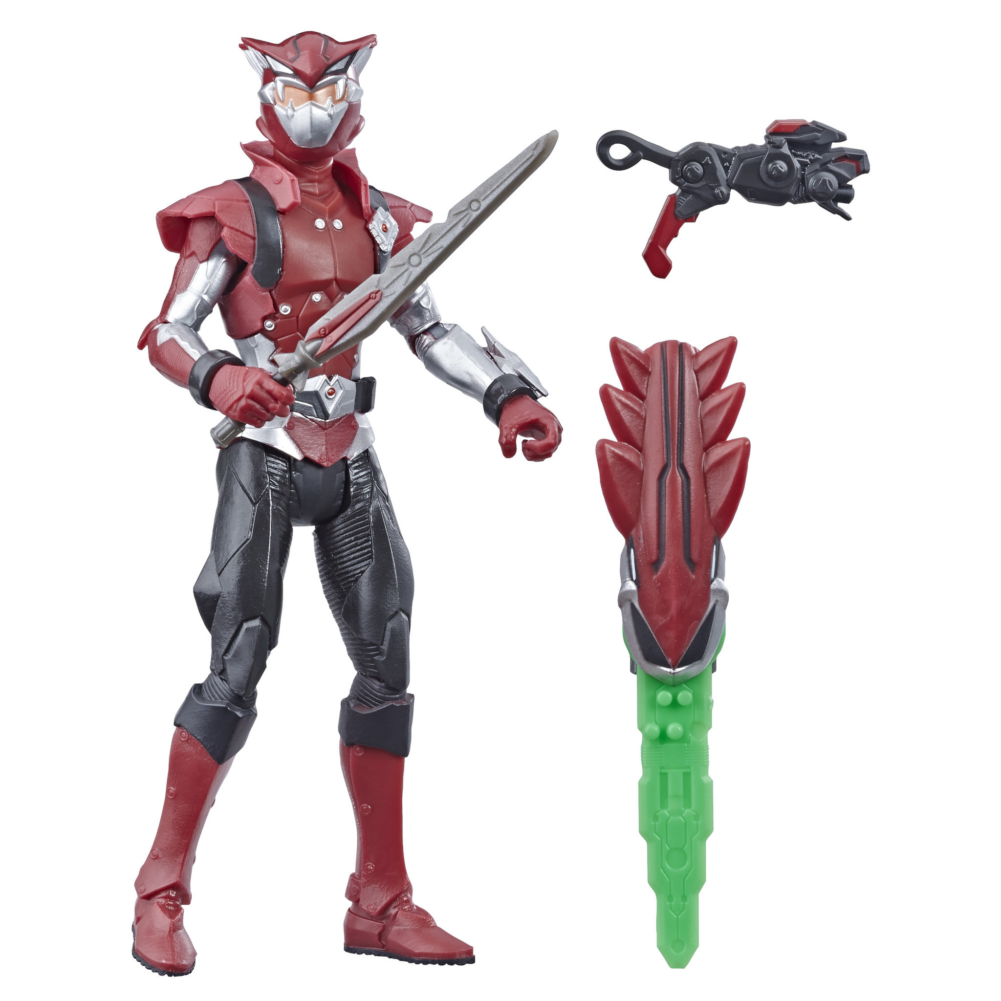 Voir la diapositive 4 : HASBRO Figurine articulée Ranger 15 cm - Power Rangers Beast Morphers