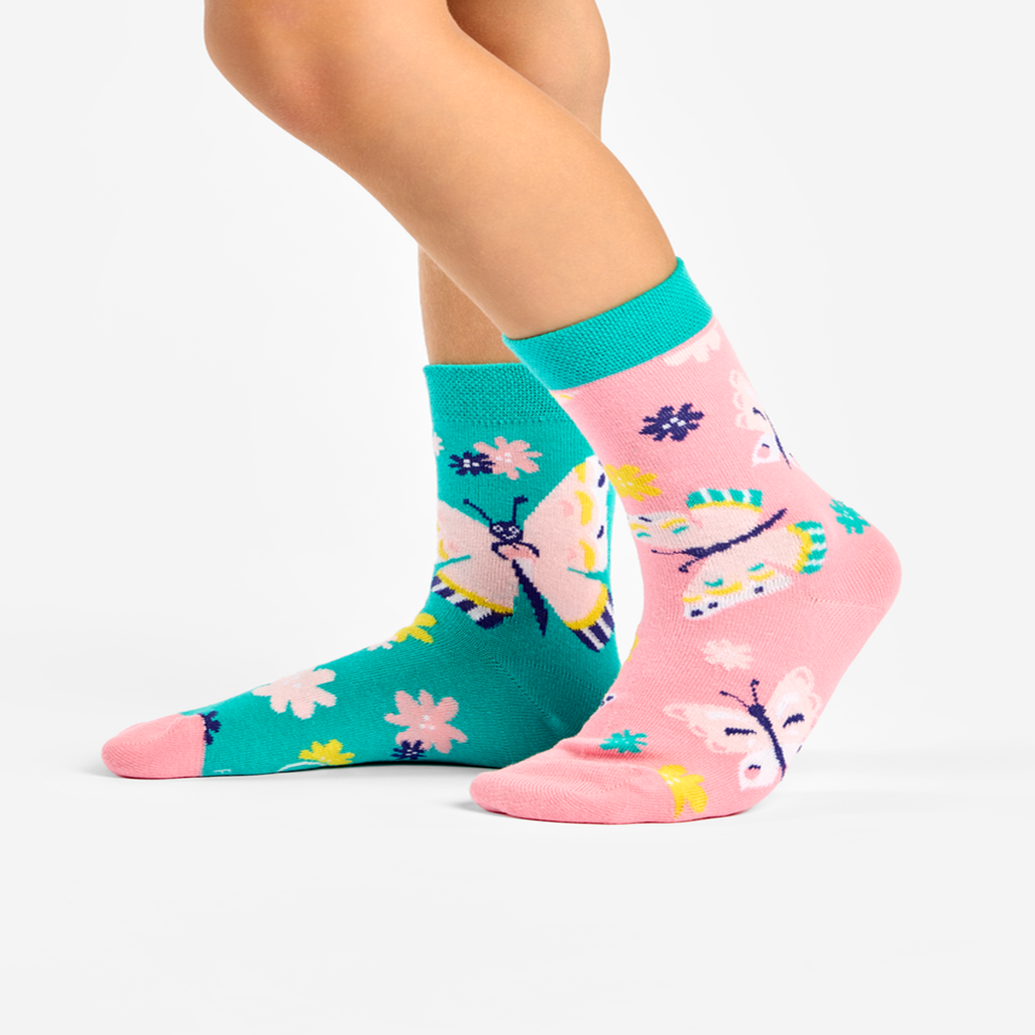 Voir la diapositive 3 : DEDOLES Chaussettes enfants papillons doux