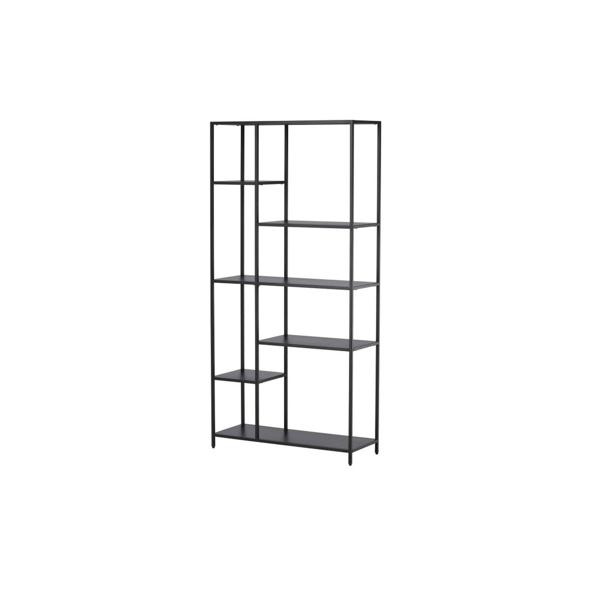 Voir la diapositive 5 : Paris Prix Étagère 6 niveaux en métal  el alto  164cm noir