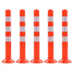VIDAXL Borne de controle du trafic 5 pcs Plastique 75 cm