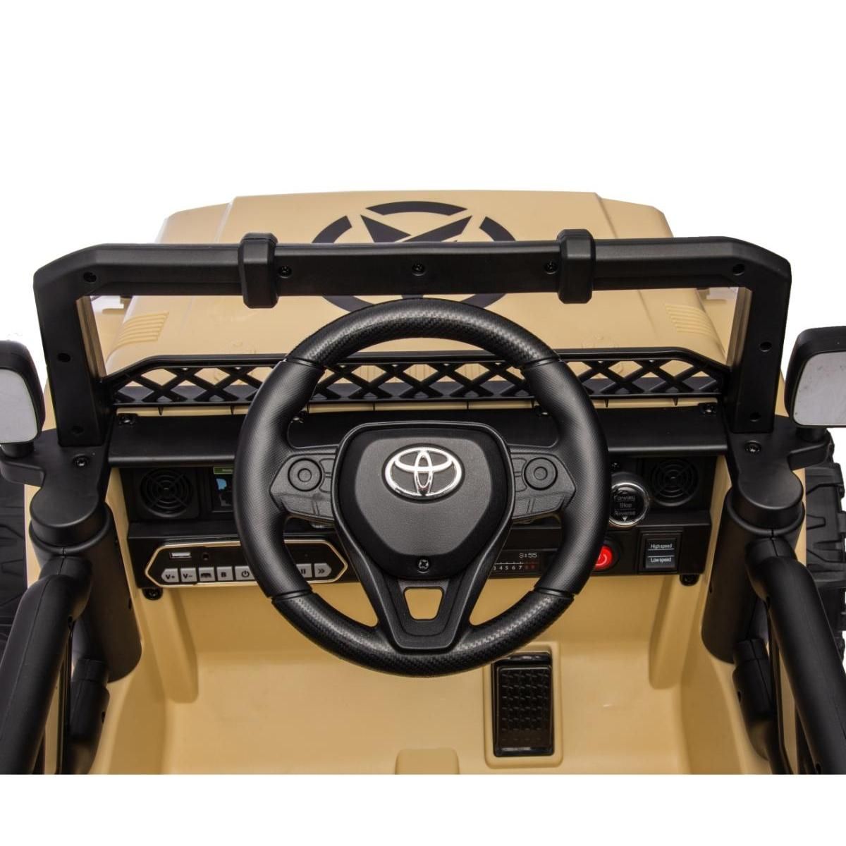 MILLY MALLY Véhiculeride-on Toyota FJ Cruiser Khaki