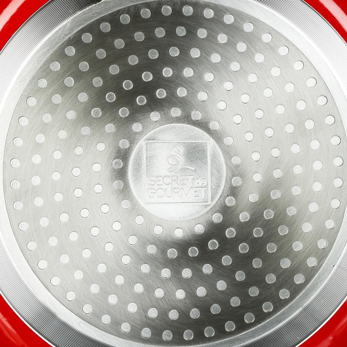FIVE Casserole en Aluminium  Essentielle  20cm Rouge