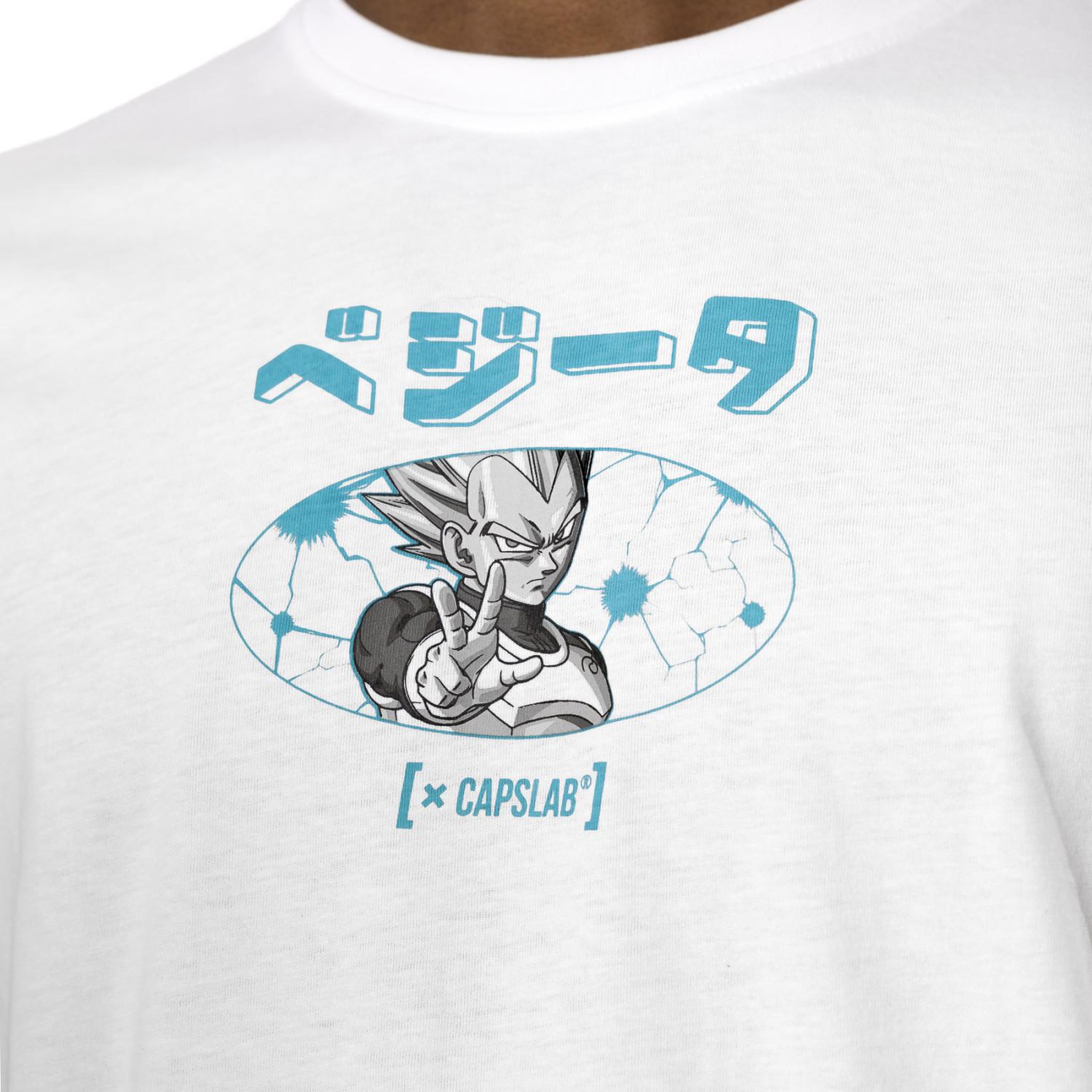 Voir la diapositive 2 : CAPSLAB T-shirt en coton homme regular fit avec print Dragon Ball Super