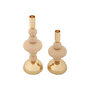 Voir la diapositive 2 : Paris Prix Lot de 2 Chandeliers  Galaxy  30cm Rose & Or