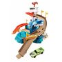 Voir la diapositive 3 : HOT WHEELS Garage à voitures et l'attaque du requin 