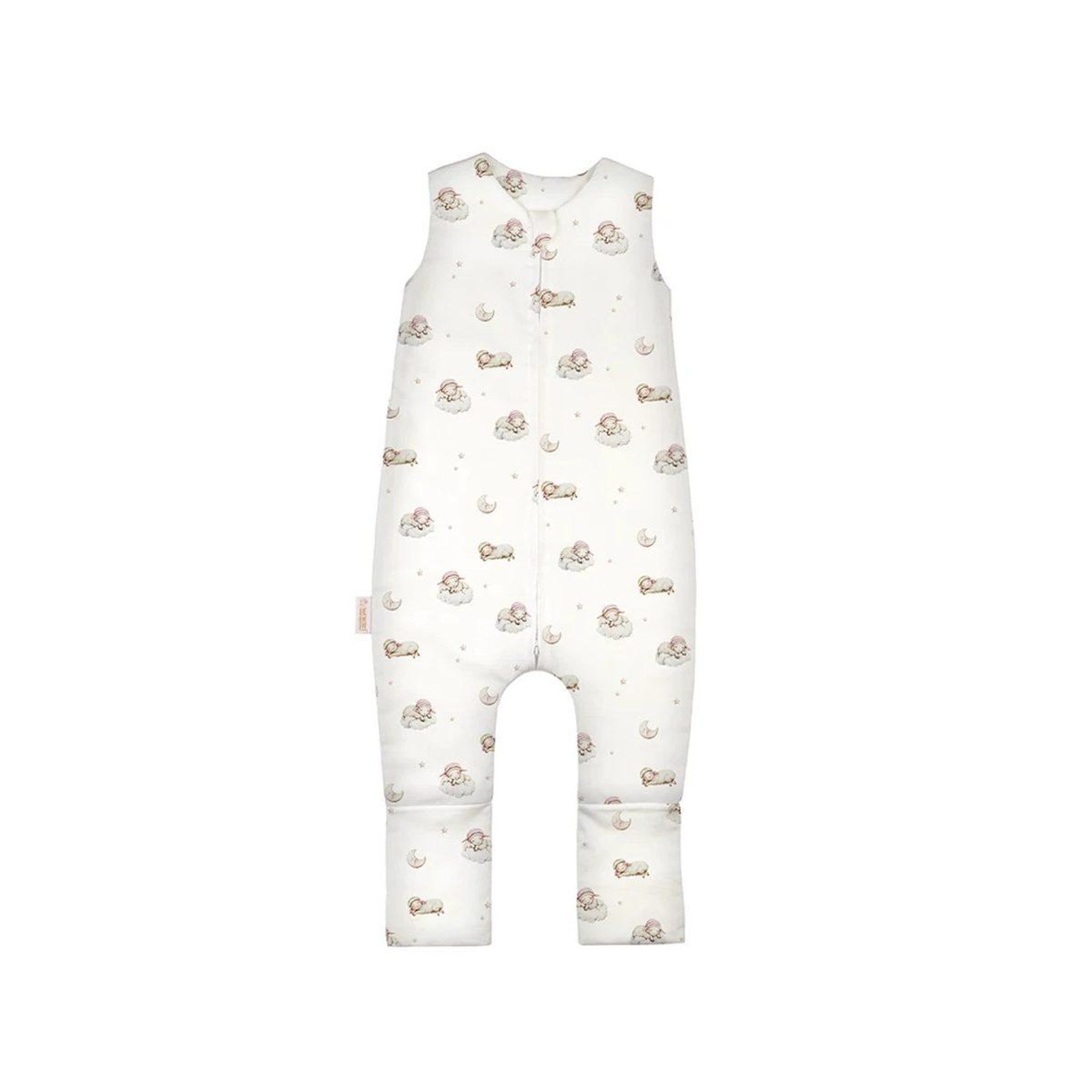 WALDIN Gigoteuse à jambes en coton 2,5 TOG - taille M (3-4 ans) - motif berceuse, blanc