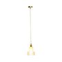 Voir la diapositive 4 : Paris Prix Lampe Suspension en Verre  Mona  27cm Transparent